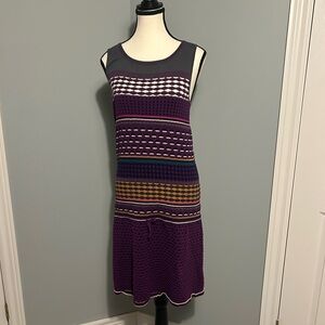 Nine West Knit Sleeveless Dress | Missoni Style Pattern